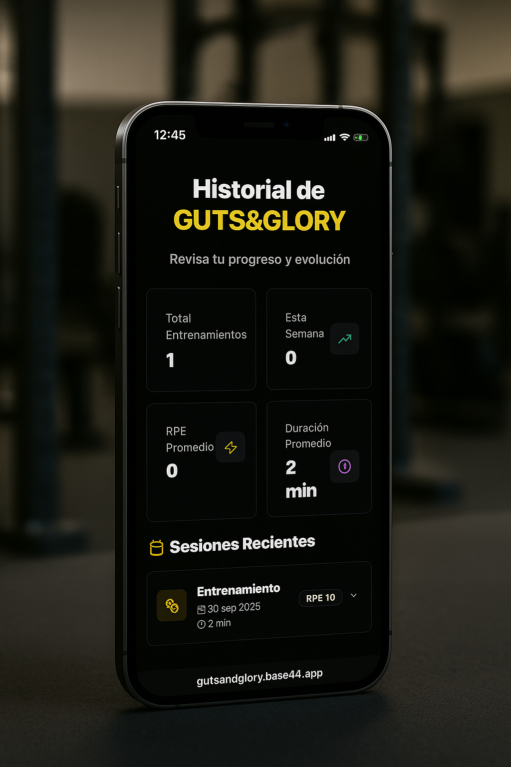 GUTS AND GLORY APP