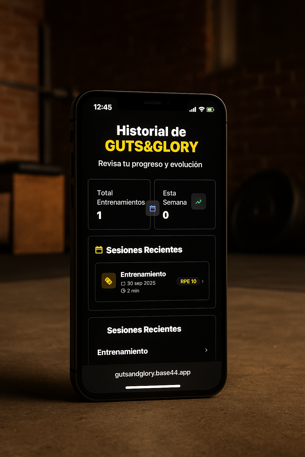 GUTS AND GLORY APP