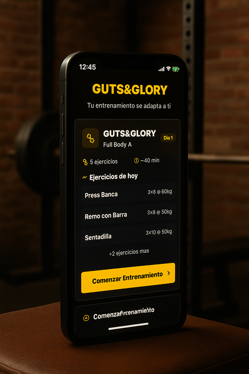GUTS AND GLORY APP