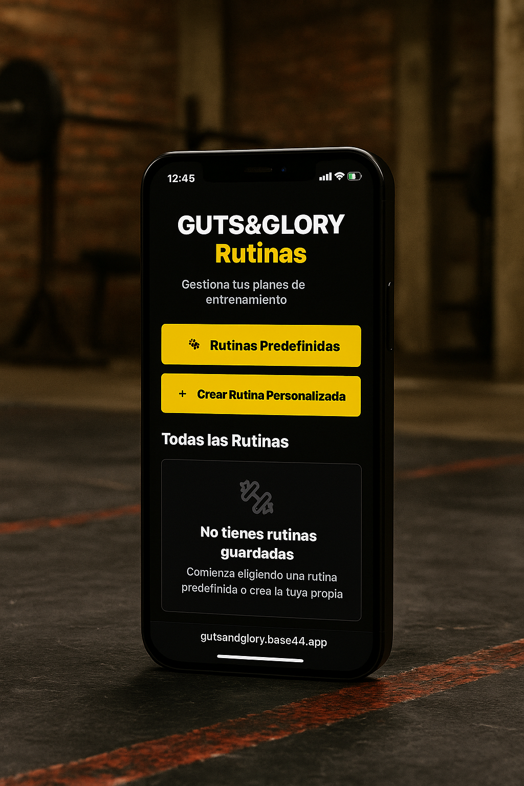 GUTS AND GLORY APP